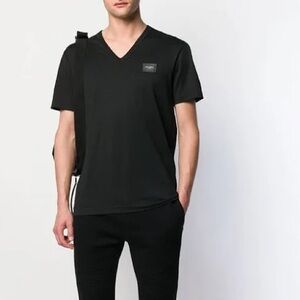 Dolce & Gabbana Black Short Sleeve Tee